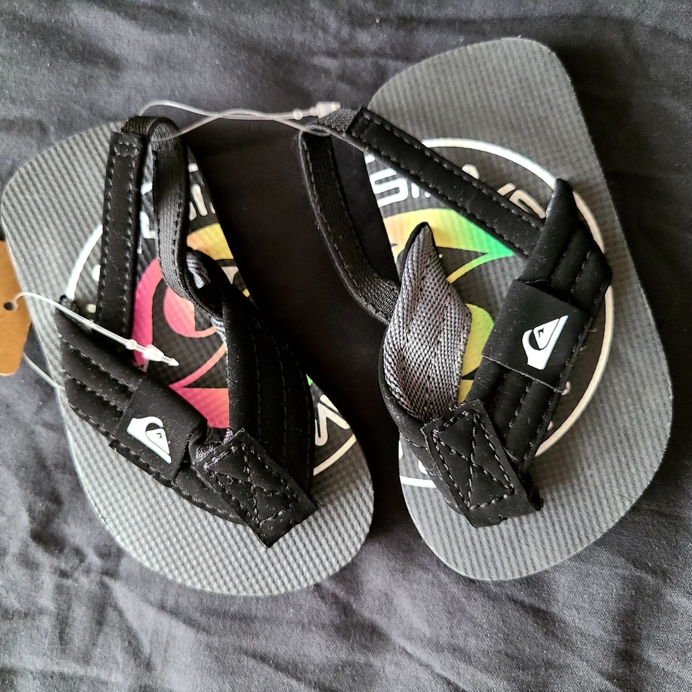 Quiksilver Kids Black Slippers